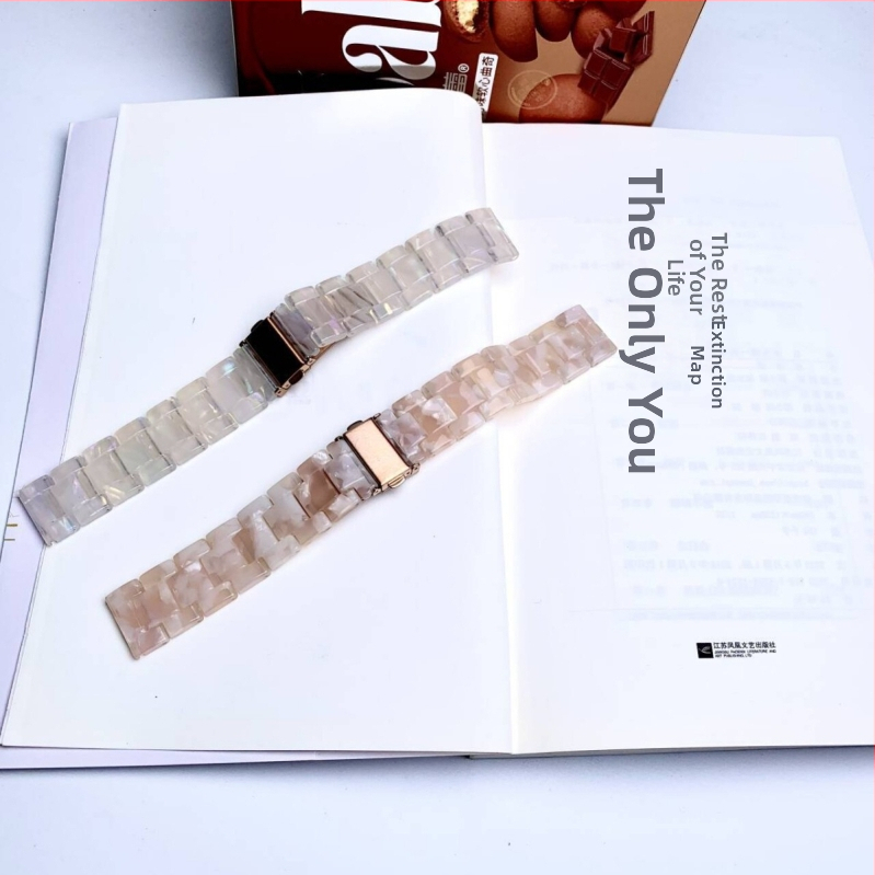 Ľahký živicový remienok pre Apple Watch, jarné-letný štýl, univerzálna kompatibilita pre Apple Watch generácie 987645SE10