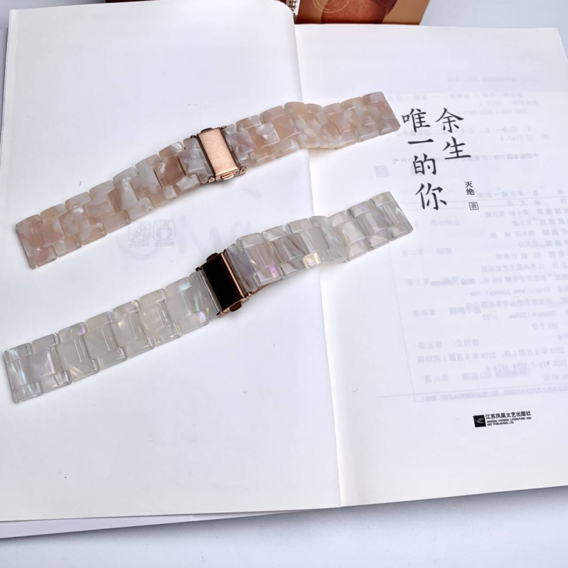 Ľahký živicový remienok pre Apple Watch, jarné-letný štýl, univerzálna kompatibilita pre Apple Watch generácie 987645SE10