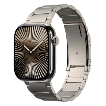 Brățară Apple Watch din aliaj de titan — compatibilă cu seria 1–9 și Ultra, greutate 73,88 g