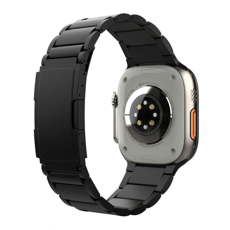 Brățară Apple Watch din aliaj de titan — compatibilă cu seria 1–9 și Ultra, greutate 73,88 g