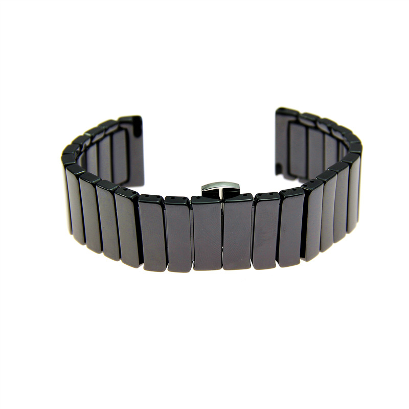 Keramický náramok s rýchloupínacím mechanizmom, hmotnosť 100 g, kompatibilný s Huawei Watch 2, Samsung S2/S3/S4, TicWatch 1/2, Huami a Mi