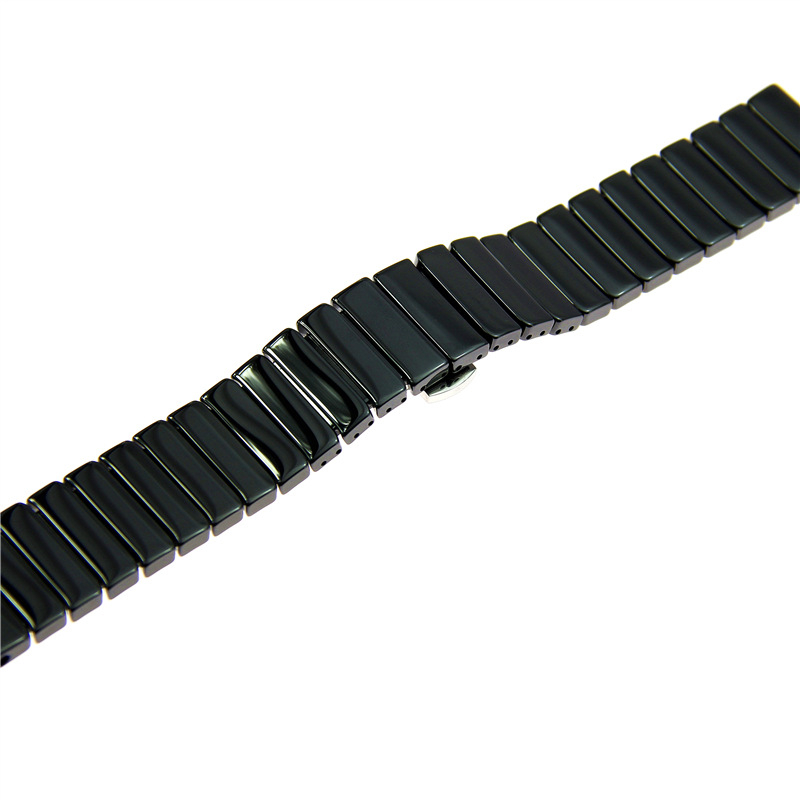 Keramický náramok s rýchloupínacím mechanizmom, hmotnosť 100 g, kompatibilný s Huawei Watch 2, Samsung S2/S3/S4, TicWatch 1/2, Huami a Mi