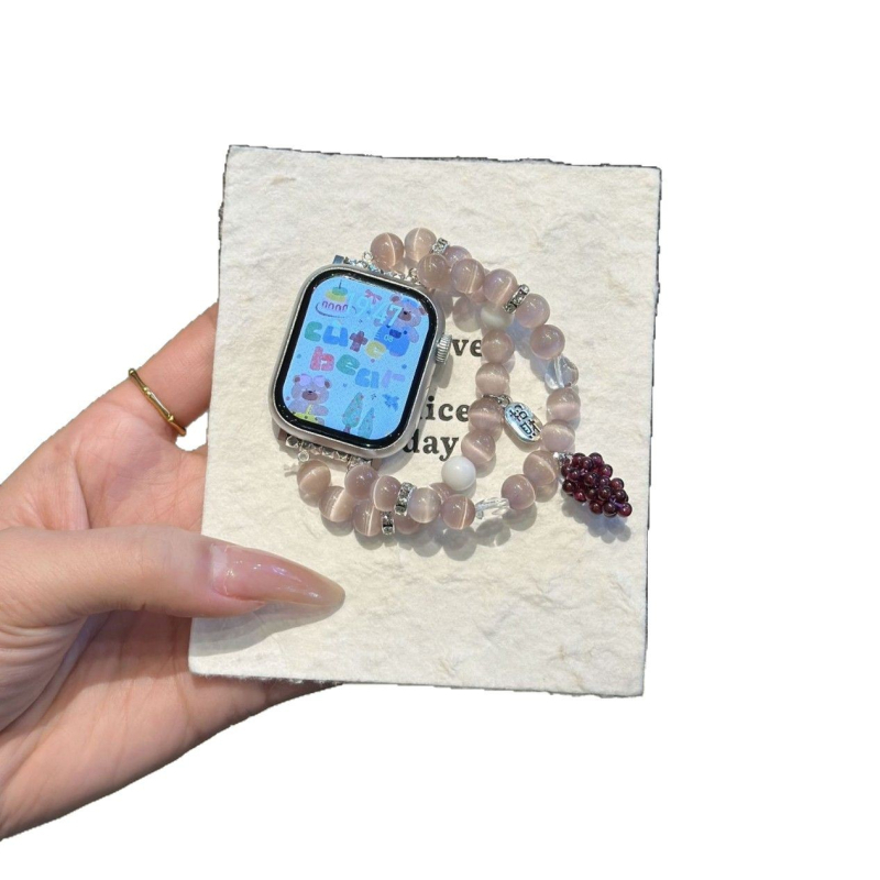 Sklenený remienok pre Apple Watch Gen 6 a iWatch 5/SE, 23 g, balené jednotlivo, uvedenie na trh 2025