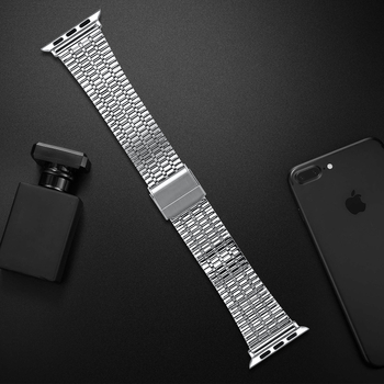 20-22 mm Metalni nehrđajući čelični kaiš za sat, kompatibilan sa Samsung, Garmin i Apple Watch – moderan zamjenski remen