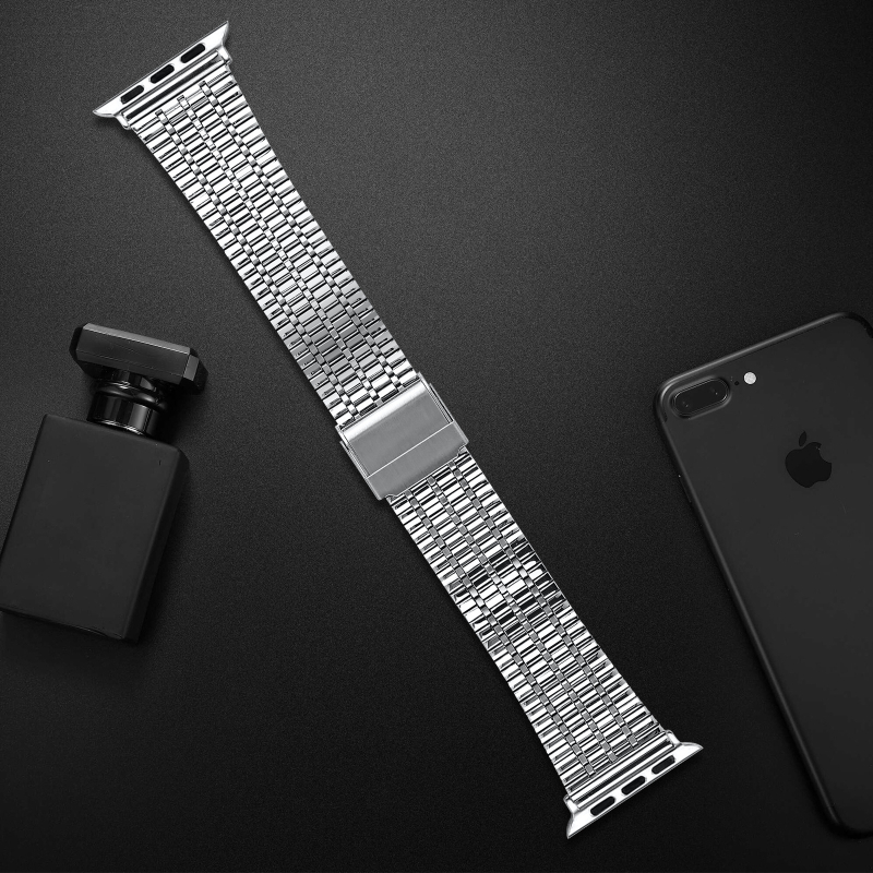 20-22 mm Metalni nehrđajući čelični kaiš za sat, kompatibilan sa Samsung, Garmin i Apple Watch – moderan zamjenski remen
