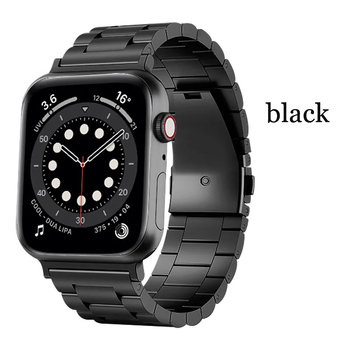 Remienok na hodinky z titanovej zliatiny s ohybnou sponou pre Apple Watch – hmotnosť 54,54 g, značka JLT, kompatibilný s Apple/General