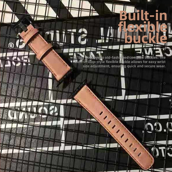 Kožni remen za sat od Fedi leather products, Stil: Fashion, Materijal: Prava koža, Kompatibilan s Huawei, Apple i Xiaomi