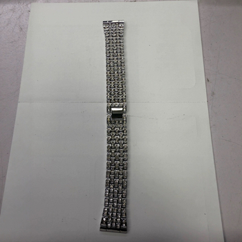 Τριμελής μεταλλική λουράκα ρολογιού με διαμάντια για Apple Watch SE, κούμπωμα με κουμπί snap