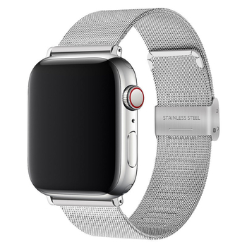 Remen za Apple Watch, Milanese mrežasti remen od 0,4 mm s kopčom, metalni pojas, modni stil