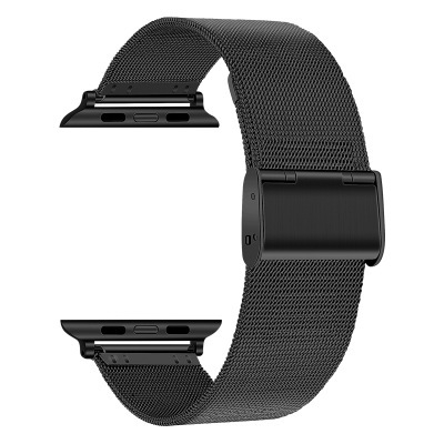 Remen za Apple Watch, Milanese mrežasti remen od 0,4 mm s kopčom, metalni pojas, modni stil