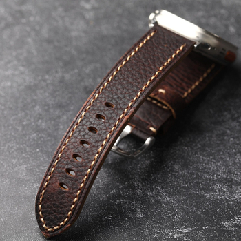 Brățară din piele naturală, lucrată manual pentru Apple Watch 8, design original, origine Chaozhou