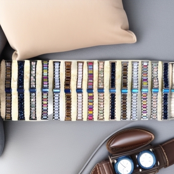 SH curea metalică pentru Apple Watch, compatibilă cu Apple Watch, lățime 18/20/22 mm, cataramă pliabilă