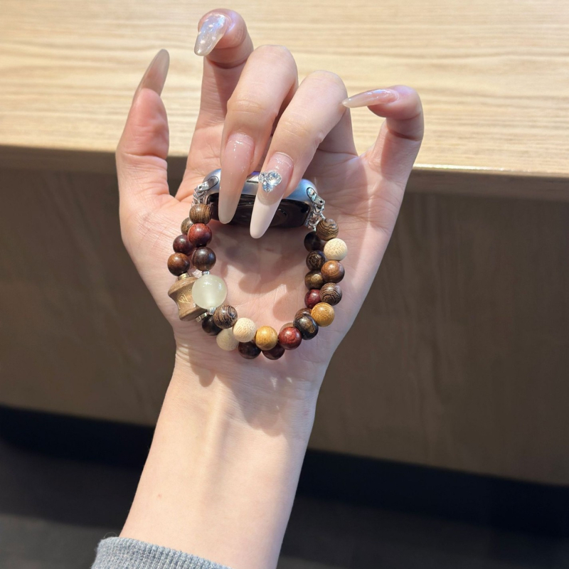 Λωρίδα Apple Watch S10 από τη Good Scene, γυάλινες χάντρες, ελαστική, κούμπωμα αγκράφας, προσαρμοσμένες διαστάσεις διεπαφής, μοντέρνος σχεδιασμός