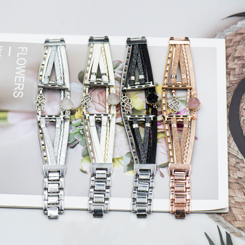 PU tkani remen za Apple Watch, modni stil, kompatibilan s Apple Watch 1–10