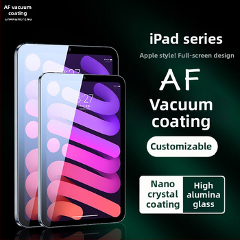 Priekšējais stikla ekrāna aizsargs iPadam — HD skaidrums, pret pirkstu nospiedumu, izturīgs pret krišanu, pilns ekrāna pārklājums, 2.5D mala, 4 stundu kalšana