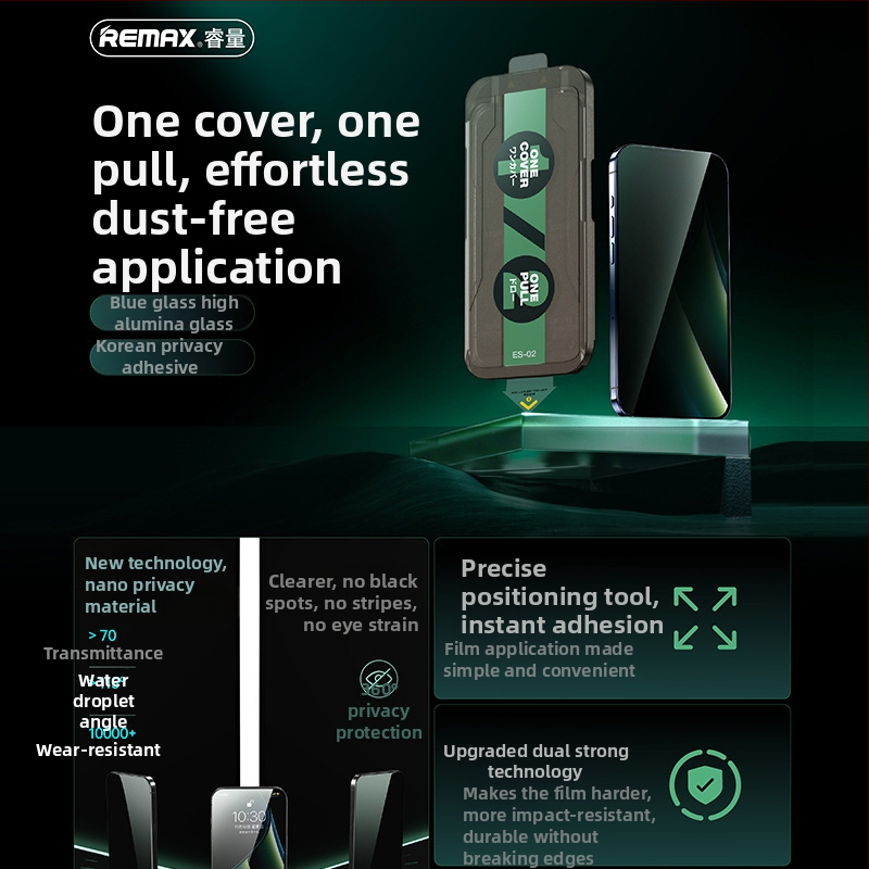 Ochranné sklo pre displej iPhone 17 – predné fólie, ochrana súkromia, HD ostrosť, bezprašová komora