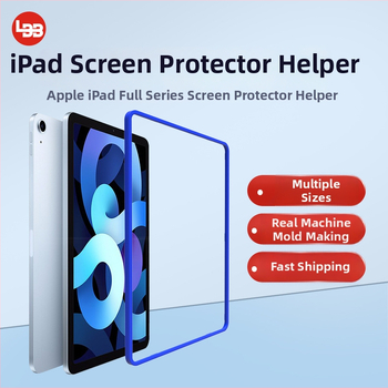 iPad Pro 12,9 collu filma pozicionēšanas rāmis - ABS materiāls, priekšējais films, radiācijas aizsardzība, sprādzienu izturība, pirkstu nospiedumu pretestība