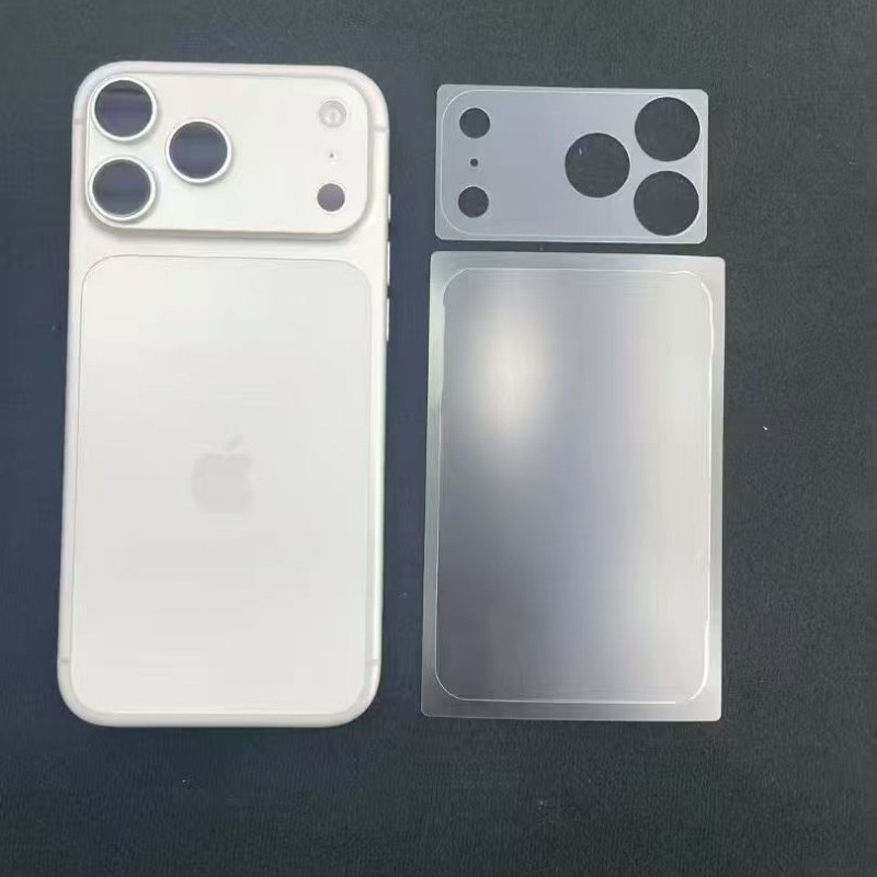 Chránič zadného krytu pre iPhone 17 Pro Max — film na objektív, tvrdené sklo, matný povrch, HD, odolný voči výbuchu (základ rámu objektívu)
