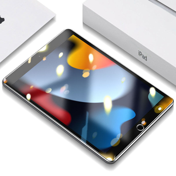 Protecție ecran iPad din sticlă securizată pentru iPad 9–5 Gen, claritate HD, antiamprentă, anti-lumină albastră