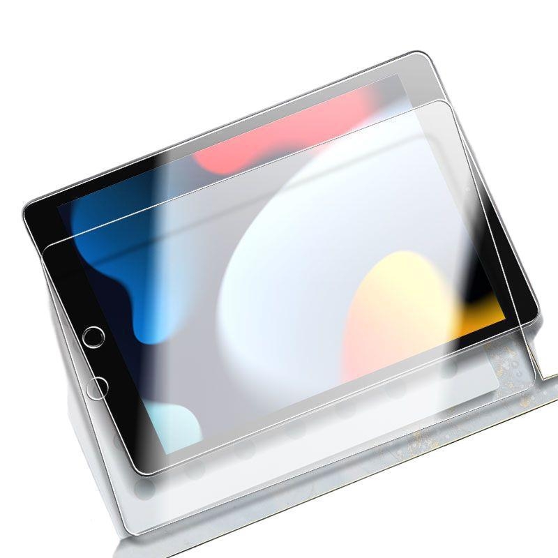 Protecție ecran iPad din sticlă securizată pentru iPad 9–5 Gen, claritate HD, antiamprentă, anti-lumină albastră