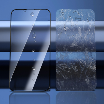 DUDAO Unique Προστατευτικό οθόνης από tempered glass για το εμπρόσθιο μέρος του Apple iPhone — HD, Αντι-αποτυπώματα, Αντι-κατασκοπεία, Αυτόματη επισκευή