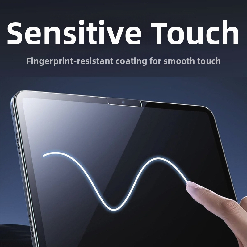 Termo stiklo ekrano apsauga iPad Air 7 – HD skaidrumas, atsparumas įtrūkimams, atsparus pirštų atspaudams, priekinis stiklas, aukšto aliuminio stiklas