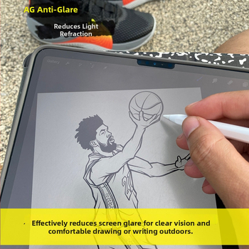 Priekinis ekrano apsauginis filmas iPad Pro ir iPad Air 4 — matinė PET plėvelė, HD skaidrumas, atsparus pirštų atspaudams