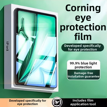 Temperētā stikla ekrāna aizsargs iPadam, matu pārklājums un pret zilās gaismas aizsardzību