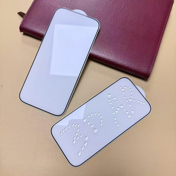 OALeh prednja staklena zaštita zaslona za iPhone 17 Pro/Max, ASAHI staklo, 3D zakrivljeno potpuno pokrivanje, HD jasnoća, anti-refleks, prašini otporna, anti otisci prstiju