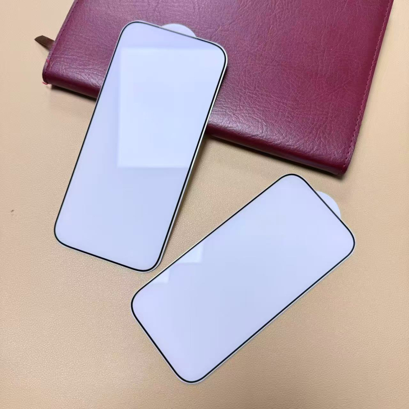OALeh prednja staklena zaštita zaslona za iPhone 17 Pro/Max, ASAHI staklo, 3D zakrivljeno potpuno pokrivanje, HD jasnoća, anti-refleks, prašini otporna, anti otisci prstiju