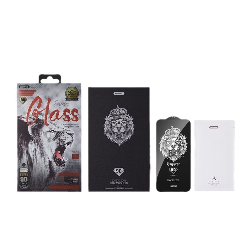 REMAX Emperor 9D kaljeno staklo zaštita zaslona s funkcijom privatnosti za iPhone 14/15/16 seriju, ultra zakrivljeni rub, 0.33 mm