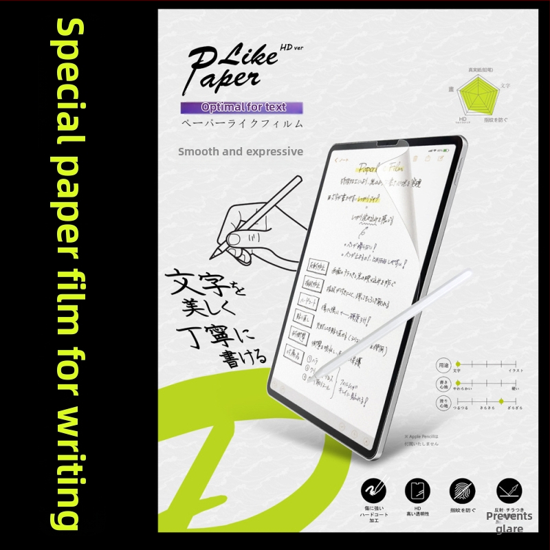 Priekšējais ekrāna aizsargs iPad — matēta virsma, PET materiāls, pret pirkstu nospiedumiem, saderīgs ar Apple, Shenzhen Dinasi