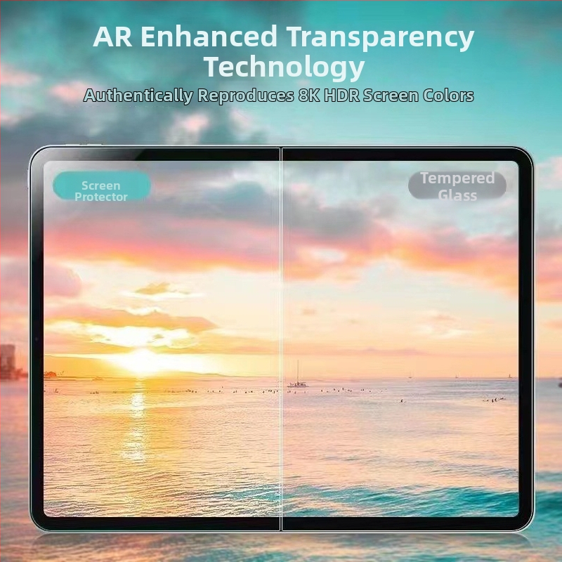 iPad priekšējā ekrāna aizsargs – PET plēve, HD skaidrība, radiācijas aizsardzība, sprādzienizturīgs