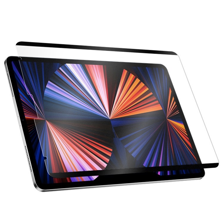 iPad Pro 11 priekšējais PET plēve ar magnētisko piestiprināšanu, papīra sajūta, matēta apdare, pret pirkstu nospiedumiem