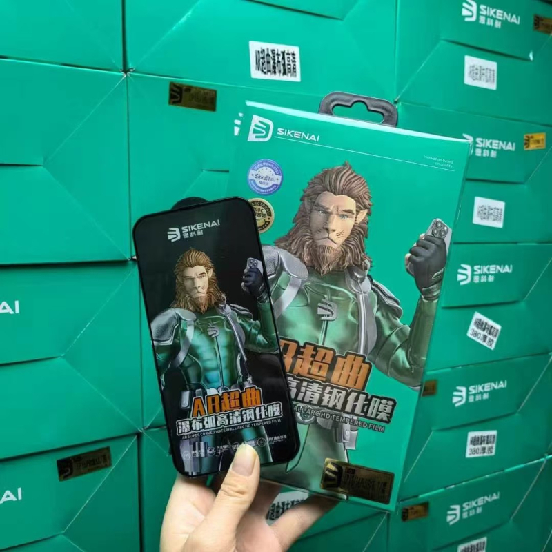 Kaljeno staklo zaštitnik za prednju stranu s ultra zakrivljenim vodopadnim lukom, HD, otporno na otiske prstiju, za Apple iPhone 16 / 16 Pro Max i Huawei Mate80 RS.
