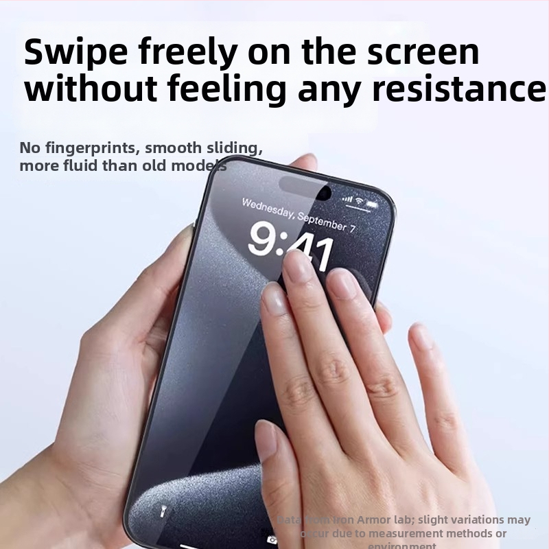 Iron Cloth Shirt tvrdené sklo – predný ochranný film na displej, 3D teplé ohýbanie, plné lepenie, HD, pre zariadenia Apple