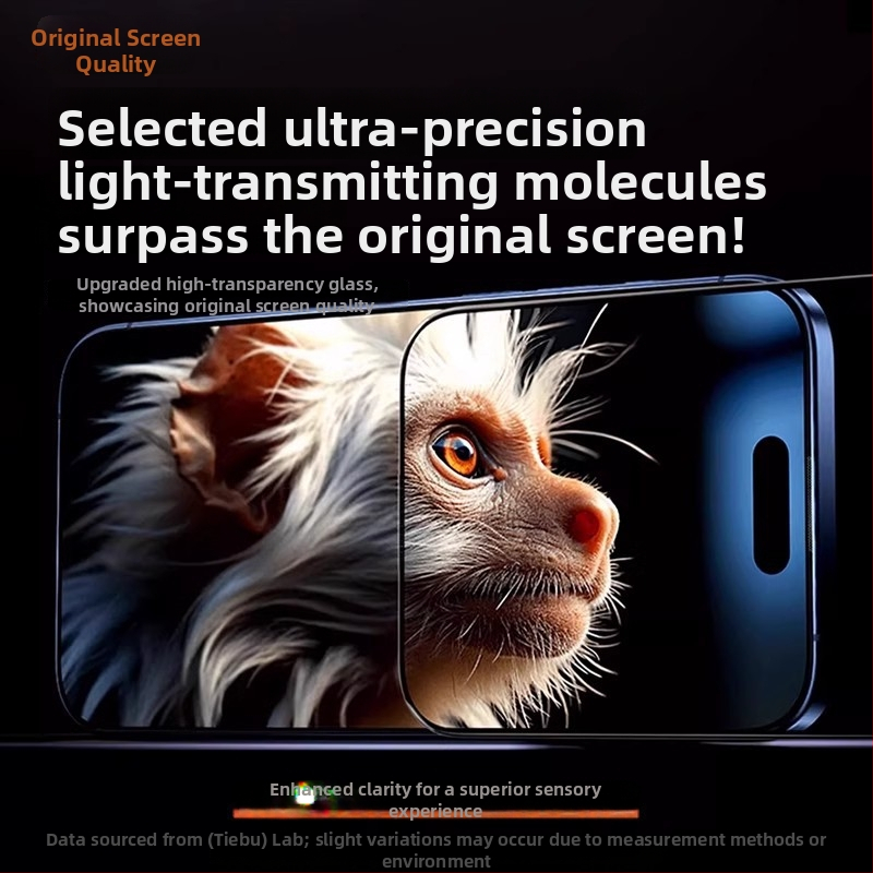 Iron Cloth Shirt tvrdené sklo – predný ochranný film na displej, 3D teplé ohýbanie, plné lepenie, HD, pre zariadenia Apple