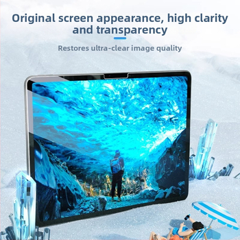 iPad aizsargstikls no kalētā stikla – priekšējā papīra tipa plēve, magnētiska piestiprināšana, HD pret pirkstu nospiedumiem