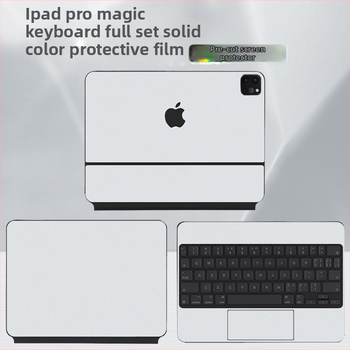 Magic Keyboard aizsargplēve iPad Pro Air5 — Kakut PVC aizmugurējā plēve, matēta, putekļu izturīga, pret pirkstu nospiedumiem