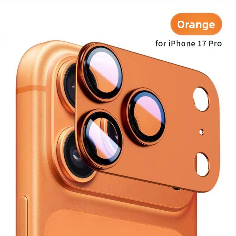 Ochranný film na objektív pre iPhone 17 Pro Max – Armor Lens Film s matným povrchom, tvrdené sklo + kov, HD film na objektív, integrovaný dizajn