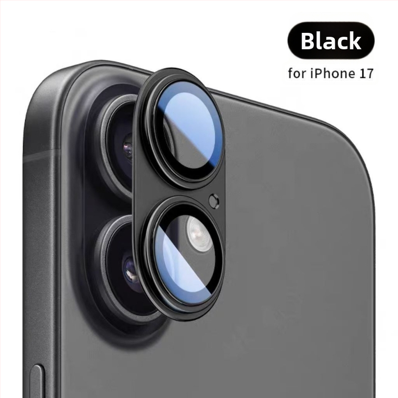 Ochranný film na objektív pre iPhone 17 Pro Max – Armor Lens Film s matným povrchom, tvrdené sklo + kov, HD film na objektív, integrovaný dizajn