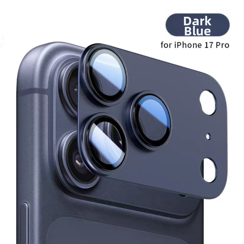 Ochranný film na objektív pre iPhone 17 Pro Max – Armor Lens Film s matným povrchom, tvrdené sklo + kov, HD film na objektív, integrovaný dizajn