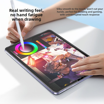 Priekšējā membrāna, Paper-Like plēve Apple iPad (Class 3A Paper Film, Frosted, HD, Antibakteriālais, Anti-Fingerprint, Full Screen)