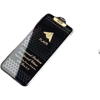 Diamantno fasetirano staklo zaštita zaslona za iPhone 14 Pro Max — prednja, ogledalo, HD, anti-fingerprint