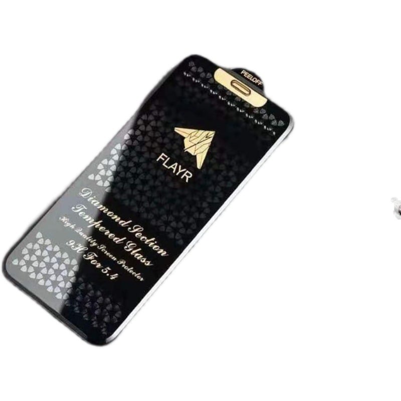 Diamantno fasetirano staklo zaštita zaslona za iPhone 14 Pro Max — prednja, ogledalo, HD, anti-fingerprint