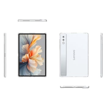 Lenovo Yoga Tab Plus 12.7 apsauginė dėklas – Skaidrus silikonas, Atsparus kritimams keturiose kampuose, Karšto presavimo konstrukcija