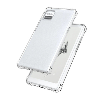 Boox P6 husă pentru tabletă — transparentă, minimalistă, silicon mat, protecție la patru colțuri