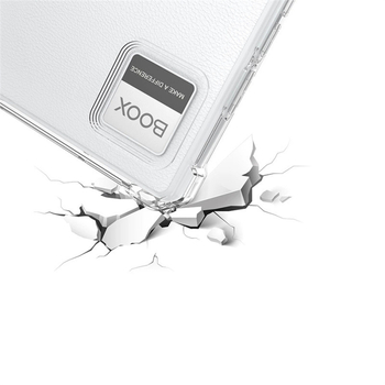 Boox P6 husă pentru tabletă — transparentă, minimalistă, silicon mat, protecție la patru colțuri