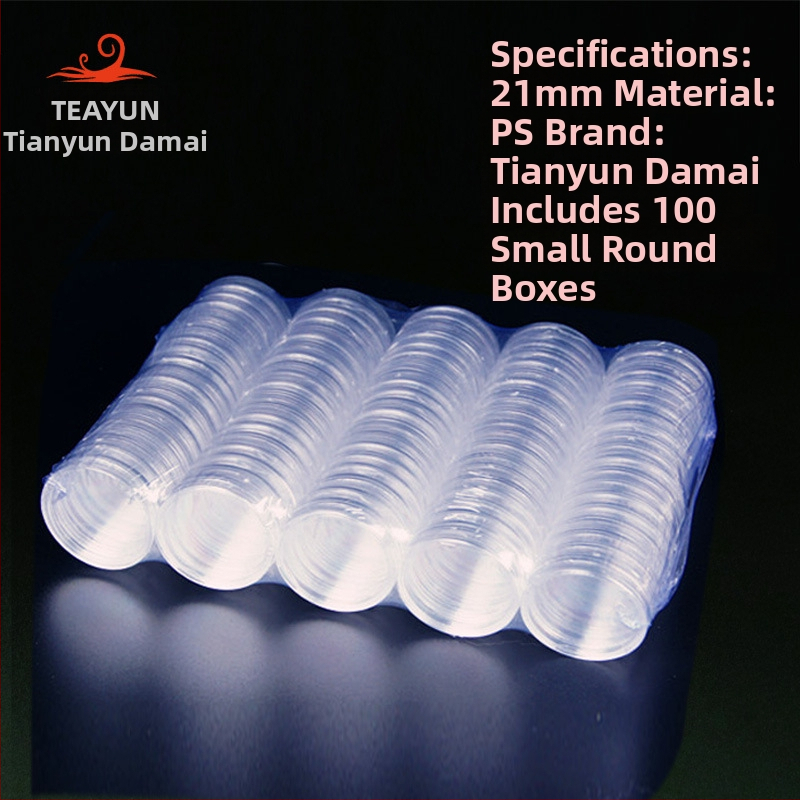 Emlékérme-doboz, átlátszó műanyag, kerek alakú; anyag: PS; csomagolás: műanyag zárófedél; nem ajándék