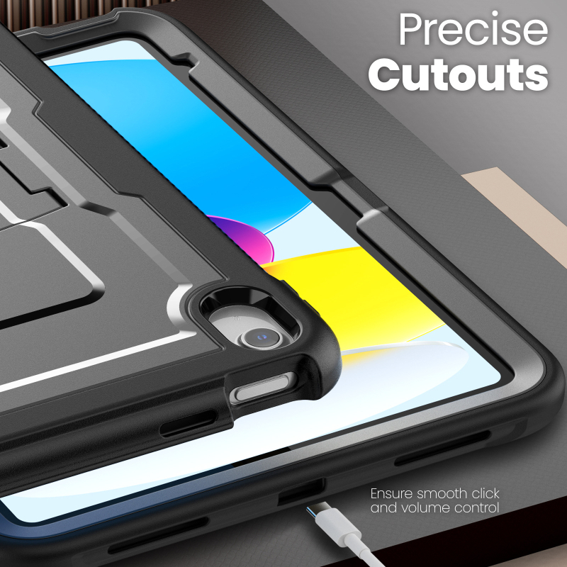 Carcasă de protecție pentru iPad Apple — Antișoc, Anti-amprente, disipare a căldurii, rezistență la uzură, protecție la căderi